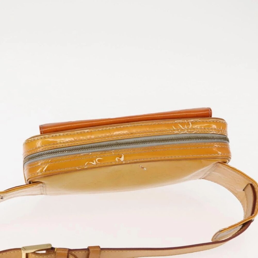 LOUIS VUITTON Monogram Vernis Fulton Waist bag Gris LV Auth - Picture 6 of 16